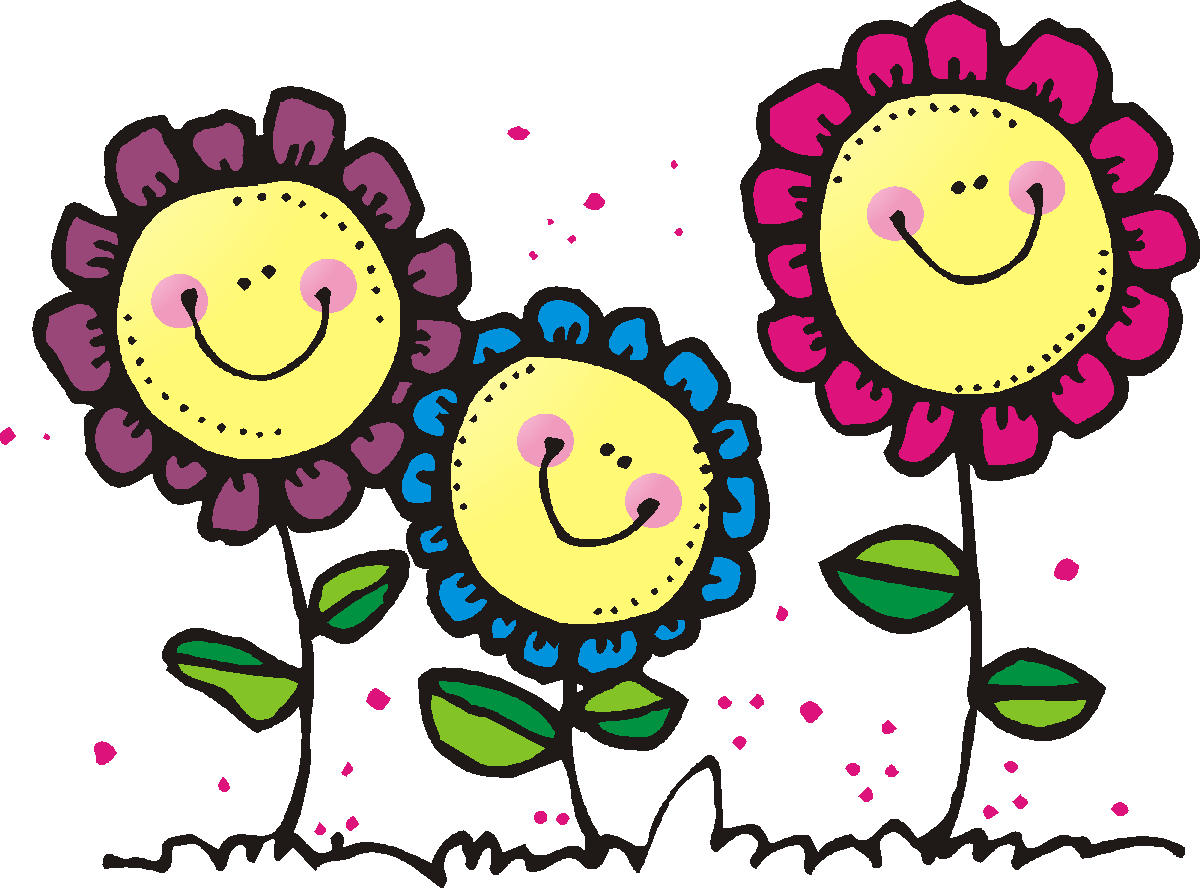 free smiling flower clipart - photo #8
