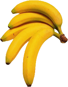 gif fruit banane 