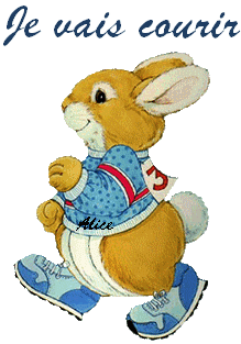 création/animation d'Alice : je vais courir