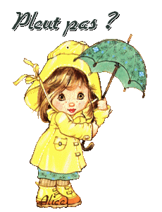 création/animation d'Alice : pleut pas 