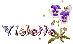 signature prénom Violette
