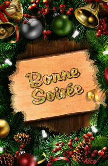 Résultat de recherche d'images pour "bonne soire sapin gif"