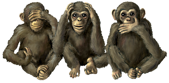 Résultat de recherche d'images pour "gif animé 3 singes"