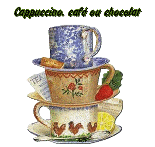 cappuccino, café ou chocolat