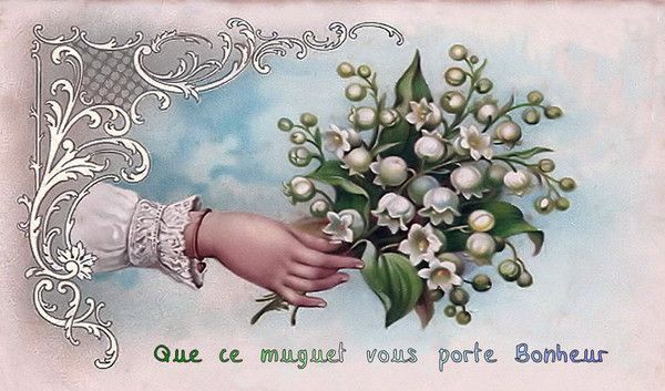 Que ce muguet vous porte bonheur 