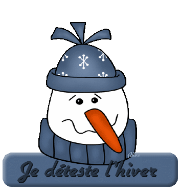 création/animation d'Alice : je déteste l'hiver 
