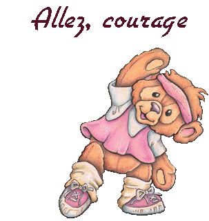 création/animation d'Alice : allez courage