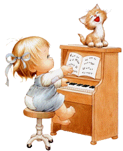 petite fille au piano