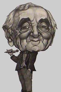 caricature charle aznavour