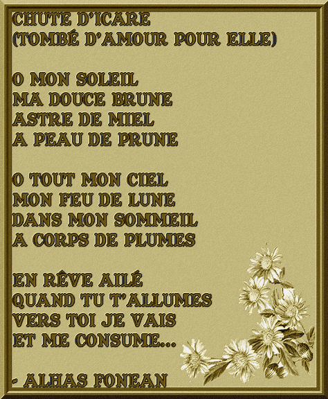 Poeme D Amour Tres Courte